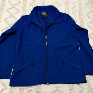 L.L. Bean Navy Windbreaker Outdoor Jacket